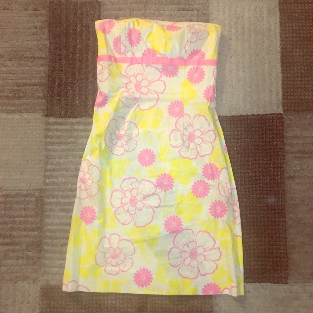 Floral Tube Top Dress